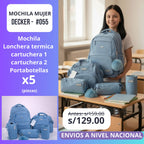 Mochila Decker mujer X5 cod. 055