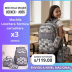 Mochila mujer decker x3 ( Lonchera térmica)