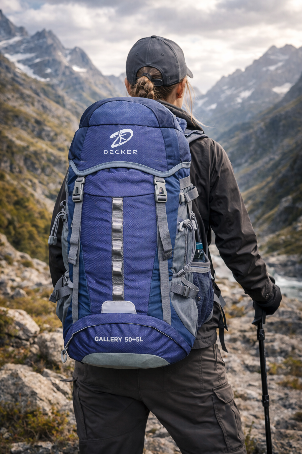 MOCHILA TREKKING 50+5L cód. 15080