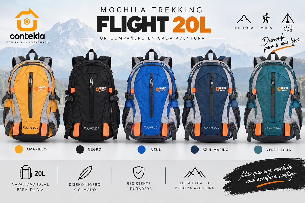 MOCHILA TREKKING NIKKO 20L